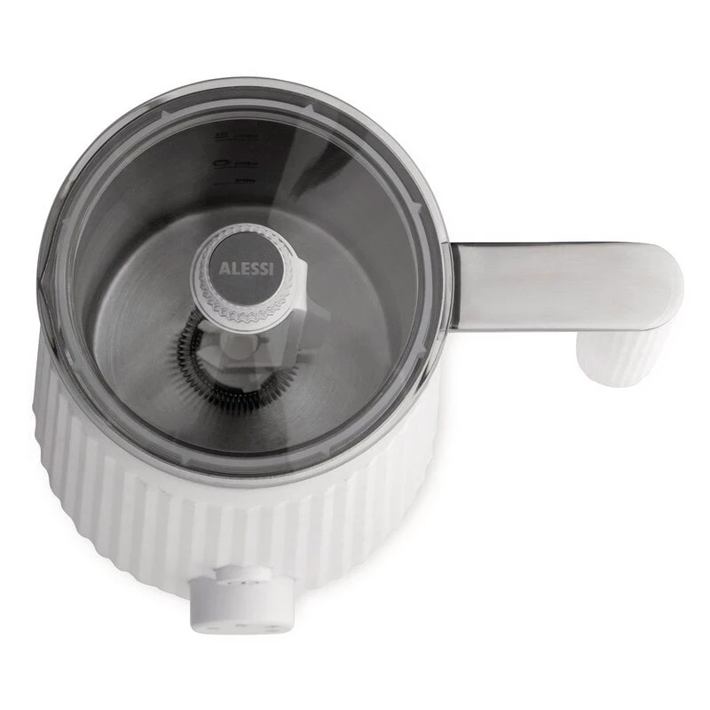 Alessi Plissé Milchaufschäumer, Schwarz 4 Alessi Plissé Milchaufschäumer, Schwarz – Bild 4