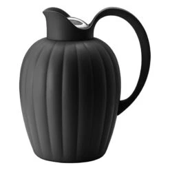 Georg Jensen Bernadotte Thermoskanne, 1 L, Mitternachtsschwarz