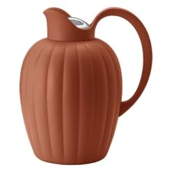 Georg Jensen Bernadotte Thermoskanne, 1 L, Terracotta