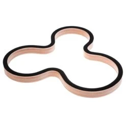 Topfuntersetzer L, Schwarz