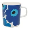 Marimekko Oiva – 2,5 Dl Becher Unikko, Weiß – Blau