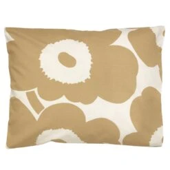 Marimekko Unikko Kopfkissenbezug 50 X 60 Cm, Baumwolle – Beige
