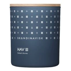 Skandinavisk Duftkerze Mit Deckel, HAV, Groß