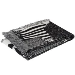 Marimekko Decke Siirtolapuutarha, Schwarz – Gebrochenes Weiß