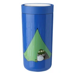 Stelton To Go Click Thermobecher, 0,4 l, Blau - Mumin