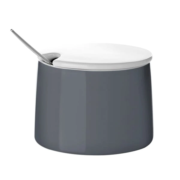 Stelton Zuckerdose Emma, Dunkelgrau 1 Stelton Zuckerdose Emma, Dunkelgrau