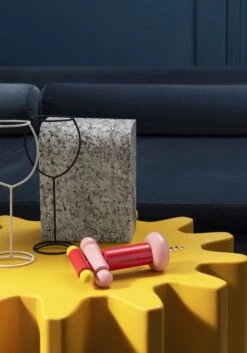 Alessi Sottsass Korkenzieher, Rot – Rosa – Gelb -Geschäft Für Wohndekoration 15 Alessi ES17 2 V