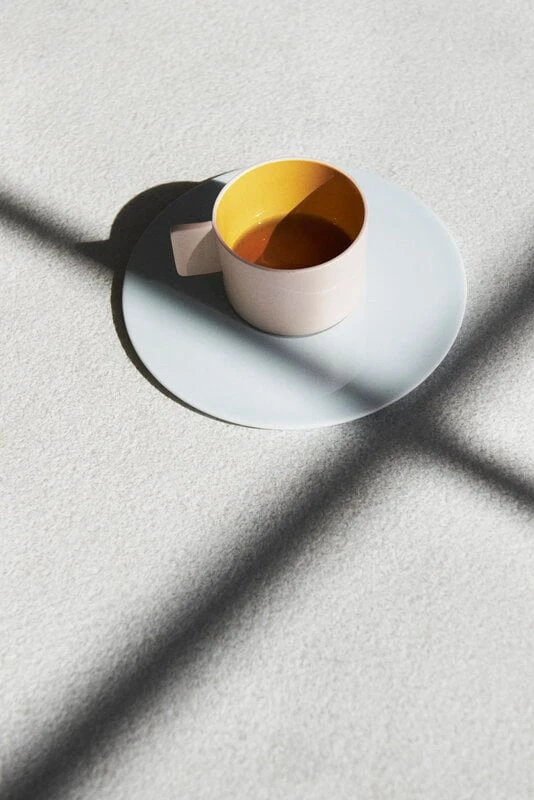 SB Kaffeetasse Und Untertasse, 170 ml, Hellrosa 2 SB Kaffeetasse Und Untertasse, 170 ml, Hellrosa – Bild 2