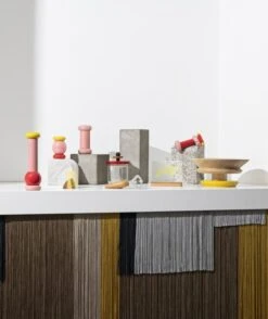 Alessi Sottsass Gewürzmühle, Groß, Rot – Rosa – Gelb -Geschäft Für Wohndekoration 16 Alessi groupage Twergi e Sottsass V new