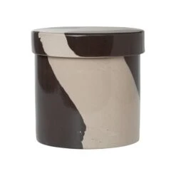 Ferm LIVING Inlay Behälter, L, Sandbeige – Braun