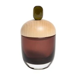 Kasten Lyyli, Mittel, Auberginefarben - Olive