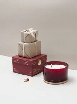 Skandinavisk Duftkerze Mit Deckel, JUL, Drei Dochte -Geschäft Für Wohndekoration 20118 100 STYLING JUL SCENTED CANDLE 475G