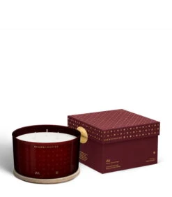 Skandinavisk Duftkerze Mit Deckel, JUL, Drei Dochte -Geschäft Für Wohndekoration 20118 1 JUL CANDLE 475G