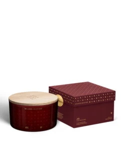 Skandinavisk Duftkerze Mit Deckel, JUL, Drei Dochte -Geschäft Für Wohndekoration 20118 2 JUL CANDLE 475G