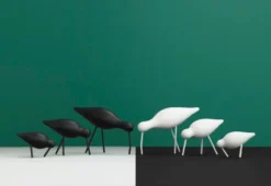 Normann Copenhagen Shorebird, Klein, Schwarz -Geschäft Für Wohndekoration 2016 Normann Catalogue Acc 45 1