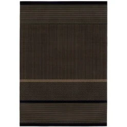 Teppich San Francisco, Schwarz – Nutria