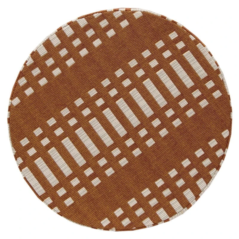 Sitzkissen Nereus Discushion, Ziegelfarben 1 Sitzkissen Nereus Discushion, Ziegelfarben