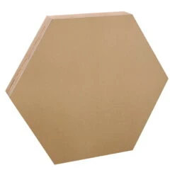 Magnettafel, Sechseck, 41,5 Cm, Gold