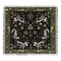 Rabbit Überwurf, 180 X 200 Cm, Forstgrün