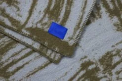 Glitch Überwurf, 180 X 130 Cm, Puderblau - Olivgrün -Geschäft Für Wohndekoration 30513GlitchThrowPowderBlueOliveGreen02 2048x2048