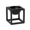 By Lassen Schale Kubus, Mini, Schwarz