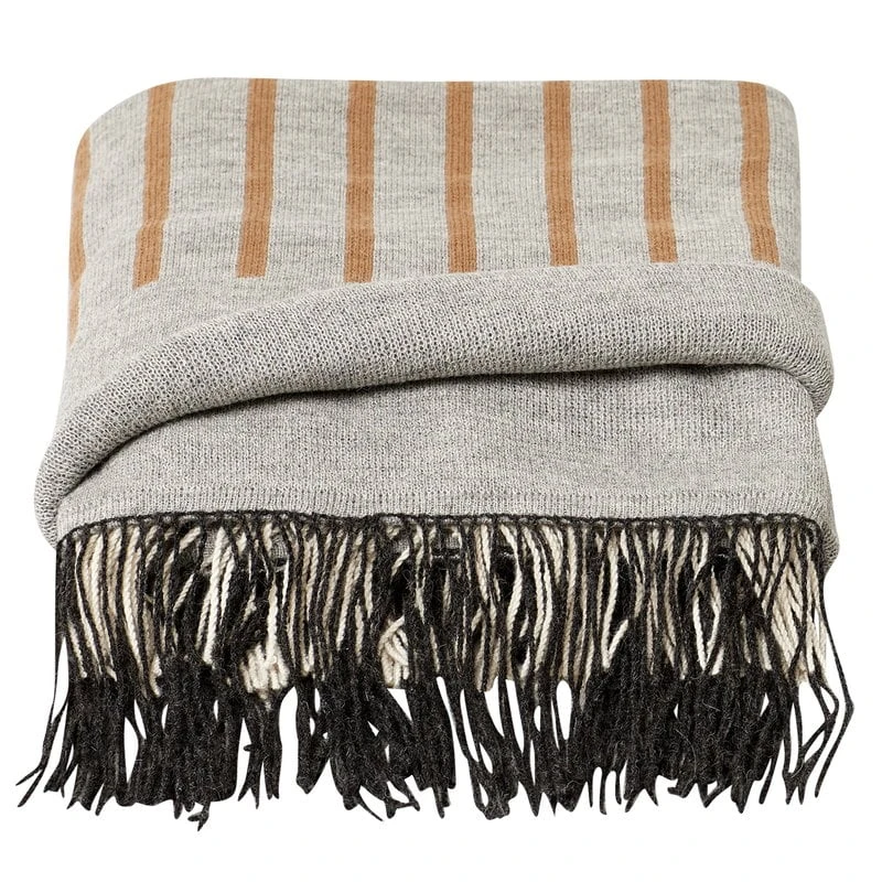 Aymara Plaid, 190 X 130 cm, Muster In Grau 2 Aymara Plaid, 190 X 130 cm, Muster In Grau – Bild 2