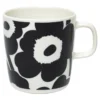 Marimekko Oiva – Unikko Becher 4 Dl, Weiß – Schwarz