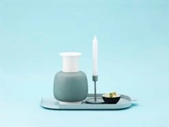 Normann Copenhagen Krenit Schale, 30 Cl, Schwarz-weiß -Geschäft Für Wohndekoration 3570 Nabo Tray wVase