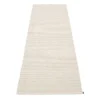 Teppich Mono, 85 X 260 Cm, Leinen – Vanille