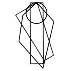 Untersetzer, 4 Stück, Lackierter Stahl, Schwarz