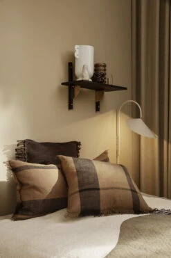 Ferm LIVING Dry Kissen, 40 X 90 Cm, Zuckertangbraun – Schwarz -Geschäft Für Wohndekoration 48 0841