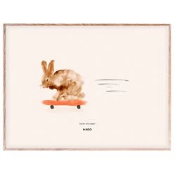 Rocky The Rabbit Poster, 40 X 30 Cm