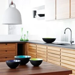 Normann Copenhagen Krenit Schale, 30 Cl, Schwarz-weiß -Geschäft Für Wohndekoration 698NormannCopenhagen iso