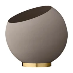 AYTM Globe Blumentopf, L, Taupe