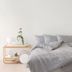 Marimekko Tasaraita Kopfkissenbezug, Grau/weiß -Geschäft Für Wohndekoration 90Marimekko 16 iso