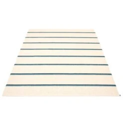 Olle Teppich, 180 X 260 Cm, Blau - Vanille