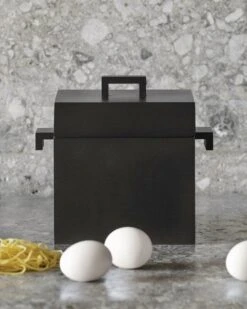 Alessi La Cubica Kasserolle -Geschäft Für Wohndekoration ALAR100 la cubica black