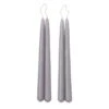 Blossom Kerze, 4 Stück, Kühles Grau