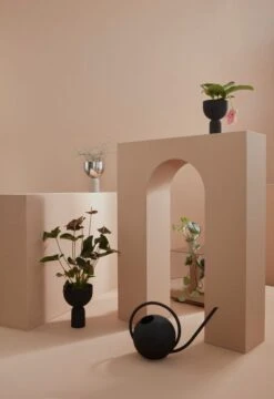 AYTM Torus Blumentopf, S, Schwarz 10 AYTM Torus Blumentopf, S, Schwarz -Geschäft Für Wohndekoration AYTM S1 01 071