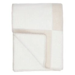 Ala Überwurf, 130 x 180 cm, Weiß - Sandbeige 6 Ala Überwurf, 130 x 180 cm, Weiß - Sandbeige -Geschäft Für Wohndekoration Ala villahuopa 130x180 valkoinen kitti 3 anno hires