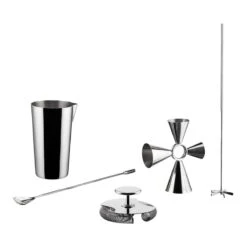 Alessi The Tending Box Mixerset, 5er-Set, Edelstahl