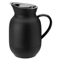 Stelton Amphora Isolierkanne Für Kaffee, 1 l, Weiches Schwarz