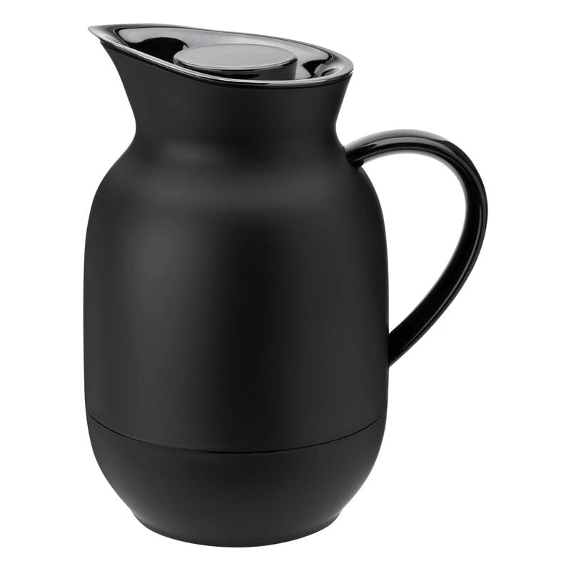Stelton Amphora Isolierkanne Für Kaffee, 1 l, Weiches Schwarz 1 Stelton Amphora Isolierkanne Für Kaffee, 1 l, Weiches Schwarz