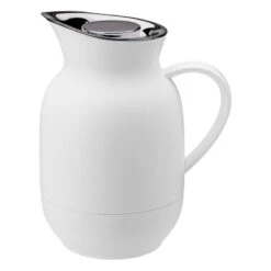 Stelton Amphora Isolierkanne Für Kaffee, 1 l, Weiches Weiß