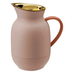 Stelton Amphora Isolierkanne Für Kaffee, 1 l, Weiches Pfirsichrosa