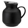 Stelton Amphora Isolierkanne Für Tee, 1 l, Weiches Schwarz