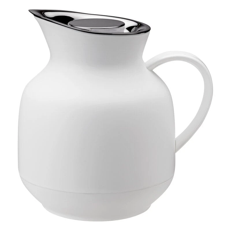 Stelton Amphora Isolierkanne Für Tee, 1 l, Weiches Weiß 1 Stelton Amphora Isolierkanne Für Tee, 1 l, Weiches Weiß