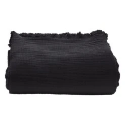 Arkki Tagesdecke, 160 x 260 cm, Schwarz