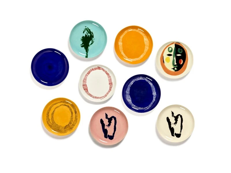 Serax Feast Teller, M, 2 Stück, Gesicht 1 3 Serax Feast Teller, M, 2 Stück, Gesicht 1 – Bild 3