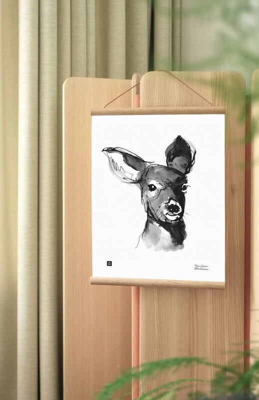 Charming Deer Poster, 30 X 40 Cm 2 Charming Deer Poster, 30 X 40 Cm – Bild 2
